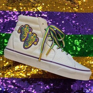 (Rare) Mardi Gras Vans Purple/Green/Gold Sneaker